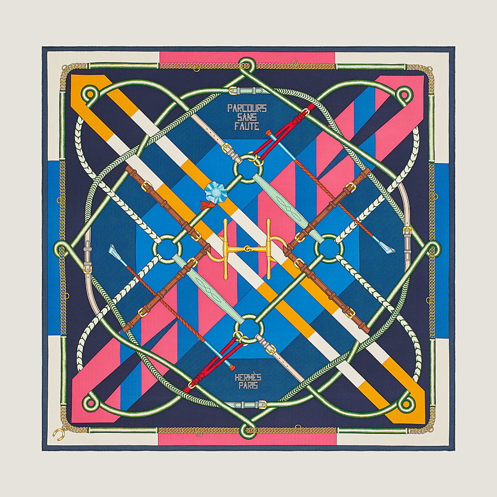 Parcours Sans Faute shawl 140 | Hermès Malaysia